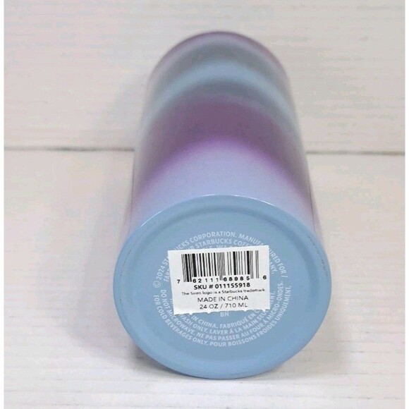 Starbucks Ombre Tumbler 24oz Cup Venti Gradient Cold Reusable Limited Edition - Picture 5 of 5